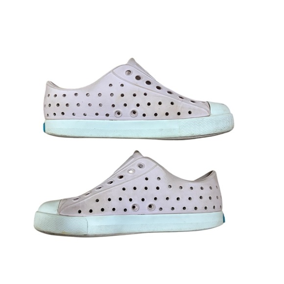GIRLS NATIVE JEFFERSON Pale Pink Slip On WATER SANDALS SNEAKER SHOES C11 - Picture 2 of 5